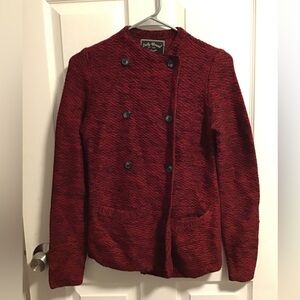 NWT! Lucky Brand Textured Red Blazer